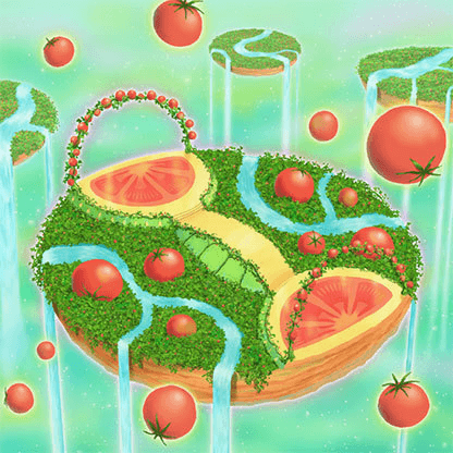 Tomator Paradise Logo - Tomato Paradise. Yu Gi Oh!