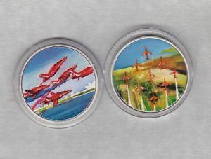 Two Red Arrows Logo - TWO RED ARROWS COMMEMORATIVE MEDALS IN MINT CONDITION WITH CAPSULES ...