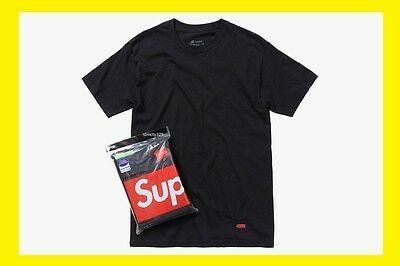 Red Black Supreme Box Logo - SUPREME BOX LOGO Hanes T Shirt Tagless Tee PCL CDG Mini Red Black S ...