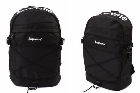 Red Black Supreme Box Logo - Supreme box logo backpack black red blue yellow – ulikes