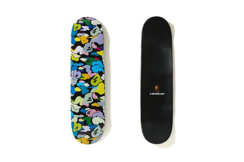 Hypebeast Skateboard Logo - BAPE Multi Color Skate Deck | HYPEBEAST
