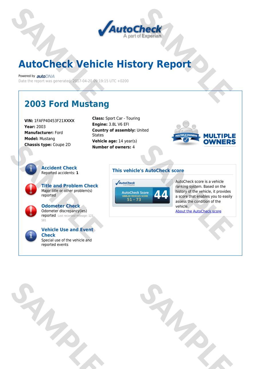 Experian Automotive Logo - Report AutoCheck