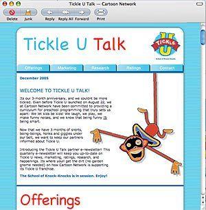 Tickle U Logo - Spreading the TickleU eNews - Going Interactive - Creative Digital ...