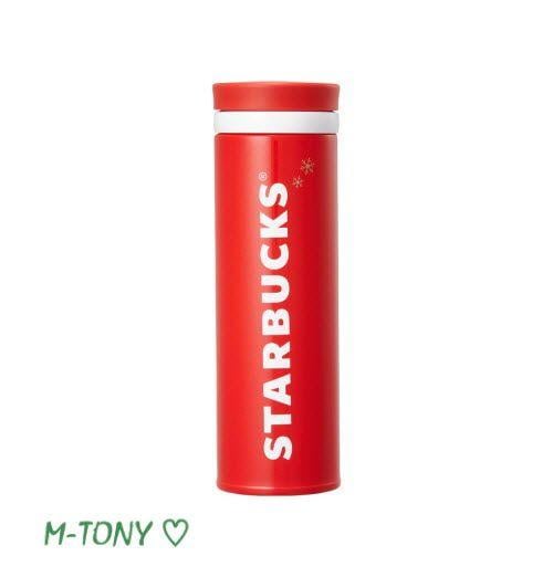 Foreign Red Letter Logo - mtony: Starbucks Starbucks stainless steel holiday red letter