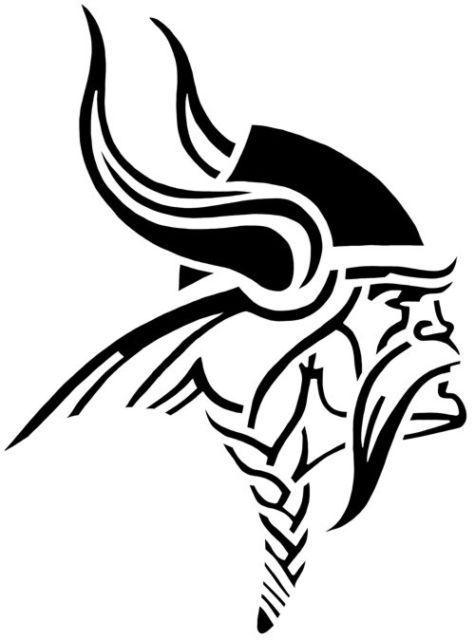 Black Viking Logo - Pin by Scott Schmidt on Vikings | Vikings, Minnesota Vikings ...