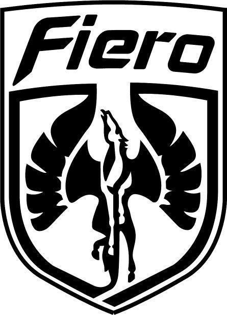 Fiero Pegasus Logo - Pontiac Fiero Pegasus Emblem Decal