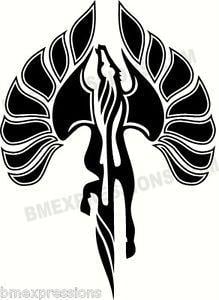 Fiero Pegasus Logo - Pontiac Fiero Pegasus Outline Hood Decal LARGE Vinyl Decal Your