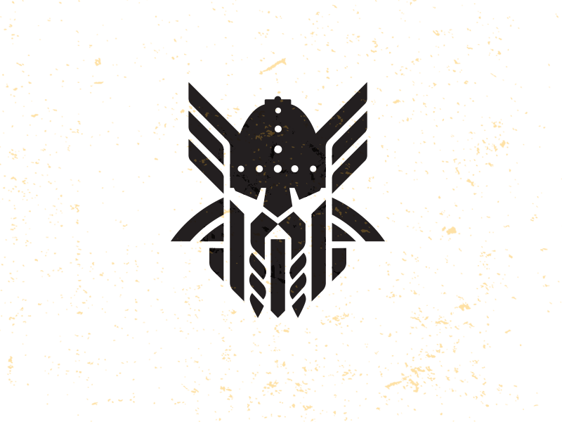 Black Viking Logo - 34 Fierce (and not-so-fierce) Viking Logos – Nusigma Creative Labs ...