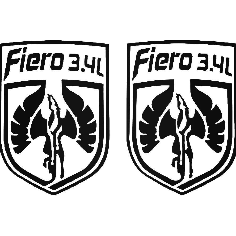 Fiero Pegasus Logo - Pontiac Fiero 3 4l Graphic Pegasus Vinyl Decal Sticker