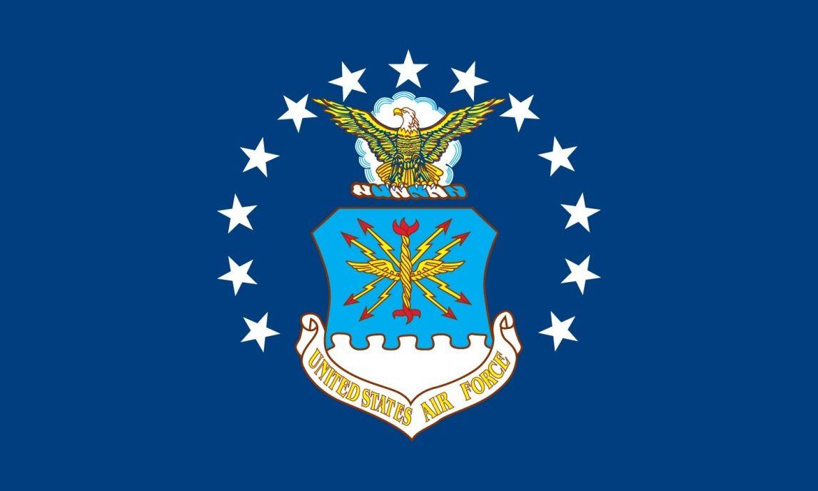 Navy Blue Flag Logo - U.S. Air Force Flag History | Air Force Seal -CollinsFlags.com