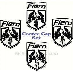 Fiero Pegasus Logo - Fiero Wheel Center Cap Set, B&M Expressions