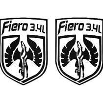 Fiero Pegasus Logo - Pontiac Fiero Gt Pegasus Vinyl Decal Sticker