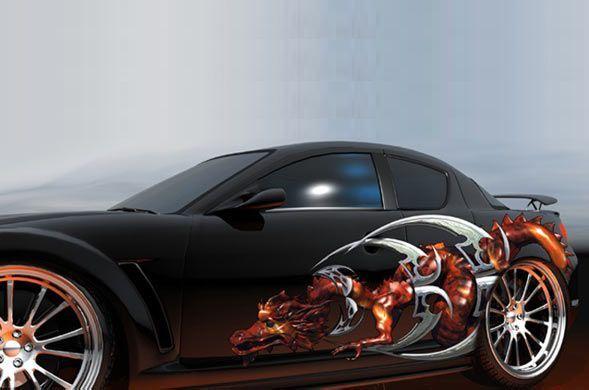 Red Dragon Car Logo - Red Dragon Body Accent Car Decal | Dream cars a.k.a. Hot wheels ...