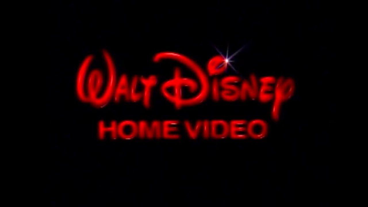 Red and Black Disney Logo - 1986 Walt Disney Home Video Logo (DVD Quality) - YouTube