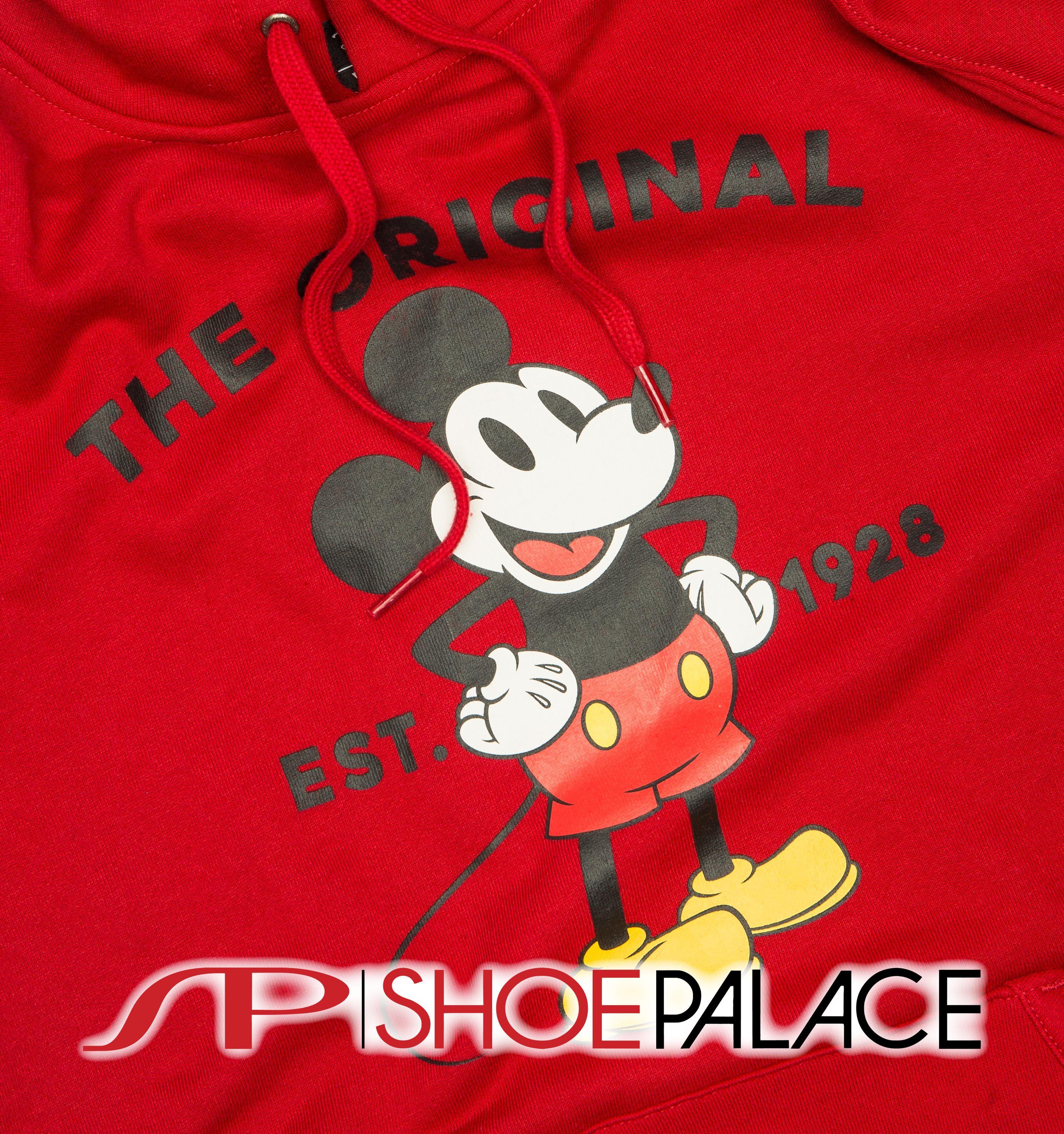 Red and Black Disney Logo - Vans VN0A3IKD14A x Disney Mickey Mouse Mens Hoodie Sweater (Red ...