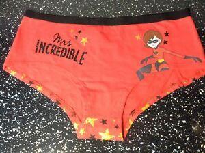 Red and Black Disney Logo - BNWT Disney Incredibles Character Logo Brief Size 20 Red, Black ...