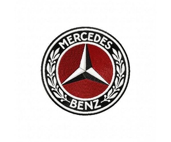 Old Benz Logo - Mercedes Benz 3 Logos Machine Embroidery Design For Instant Download