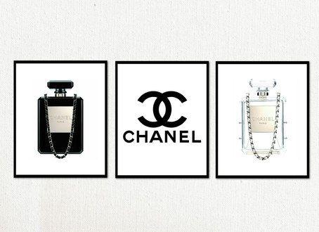 Chanel Perfume Logo - COCO CHANEL ILLUSTRATION / CHANEL LOGO/ CHANEL PRINTABLE/ CHANEL
