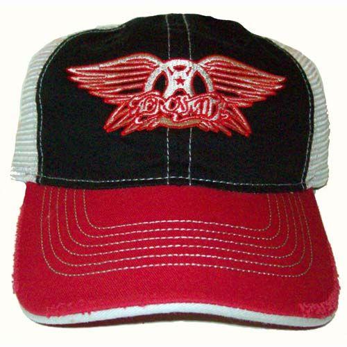 Red and Black Disney Logo - Disney Hat - Rock N Roller Coaster - Aerosmith - Red / Black / White