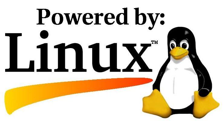 Original Linux Logo - Powered by Linux
