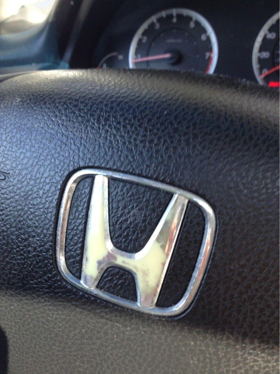 Blue Honda Civic Logo - repair - How to repaint your steering wheel emblem? - Motor Vehicle ...