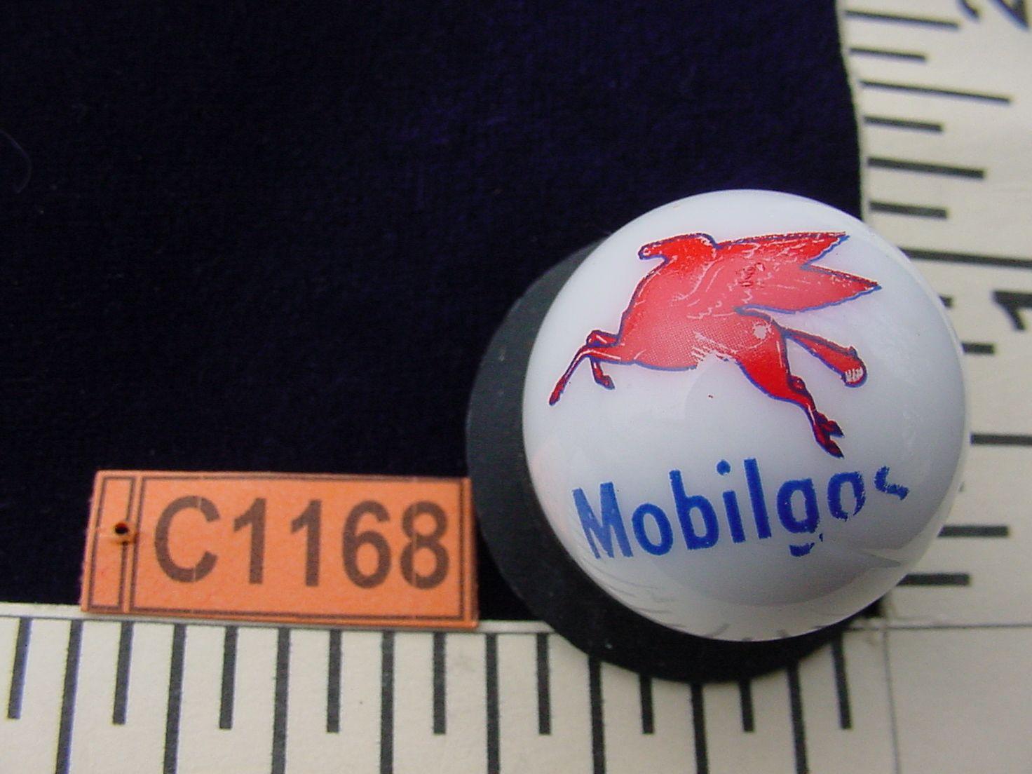 Pegasus Gas Logo - RED MOBILGAS FLYING HORSE Pegasus (Gas Logo) Design on white 1 inch ...