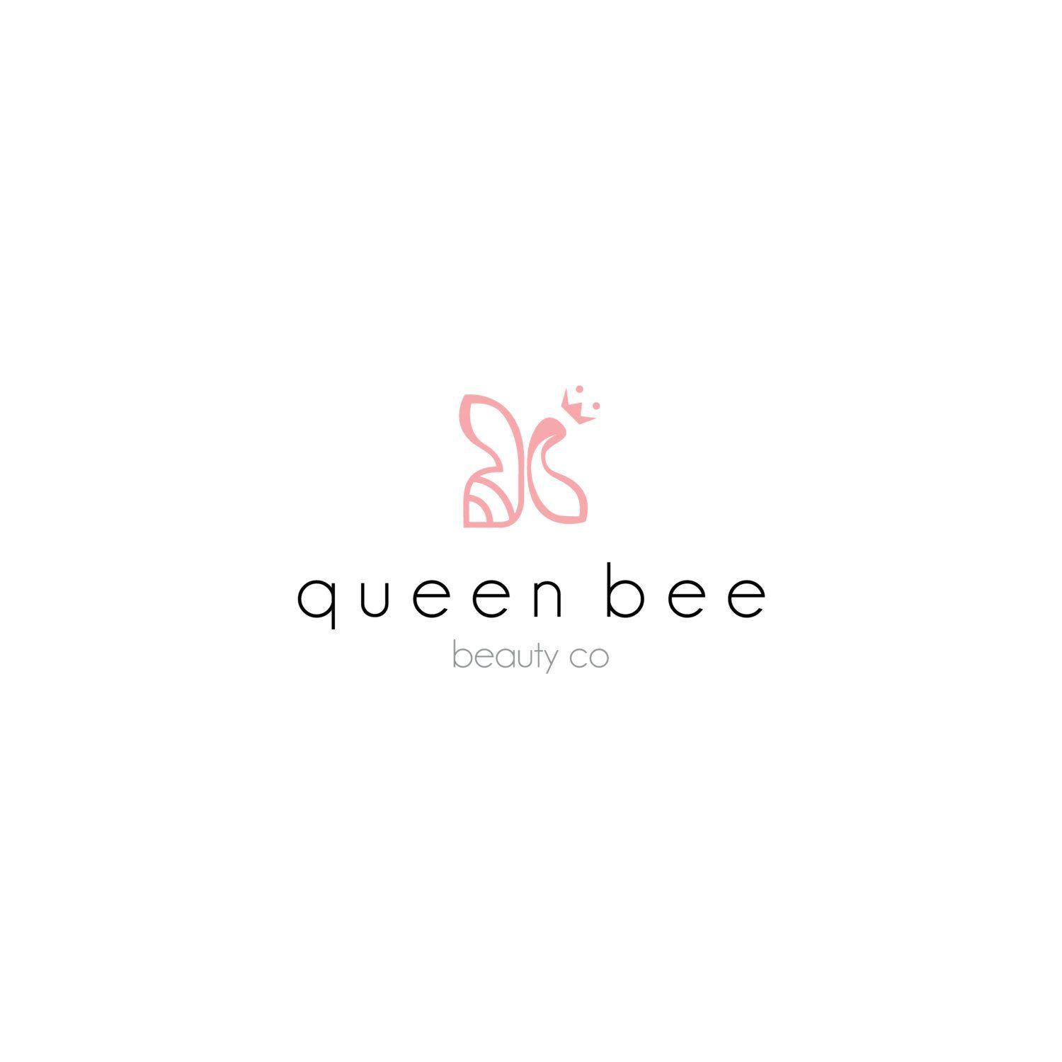 Pink Bee Logo - Queen Bee Logo Design
