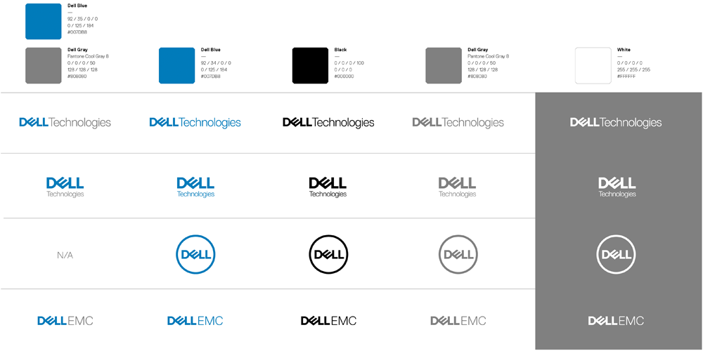Dell Technologies Logo - New Logos for Dell, Dell Technologies, and Dell EMC by Brand Union ...
