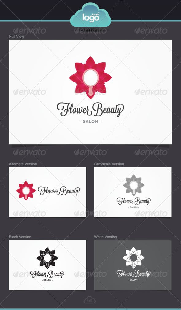 What Companies Use a Flower Logo - Beauty Flower Logo Template