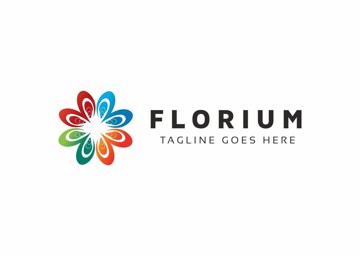 What Companies Use a Flower Logo - Florium Logo Template | SHIRT DESIGNS | Pinterest | Logo templates ...