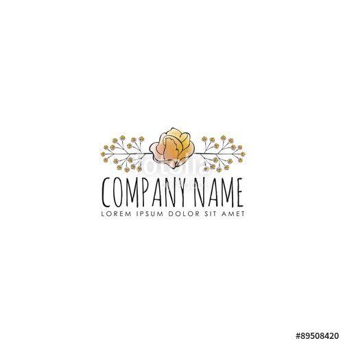 What Companies Use a Flower Logo - Welcome to my store! This logo is perfect for cosmetic beauty ...
