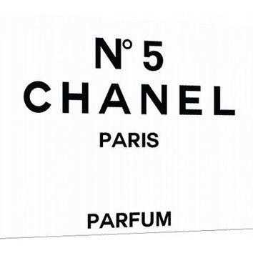 Chanel Number 5 Perfume Logo - Logo Chanel. Finest Chanel No Perfume Label Canvas Typography ...