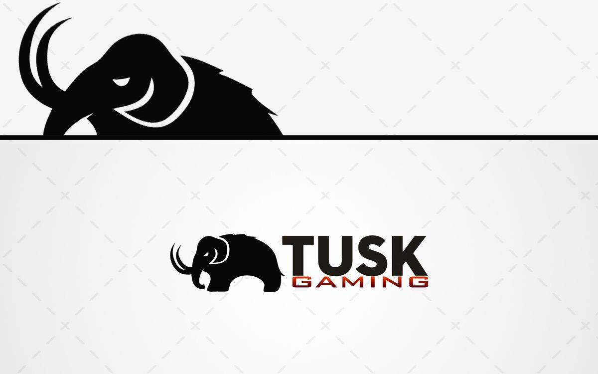 Elephant Tusk Logo - Powerful Elephant Logo For Sale - Lobotz
