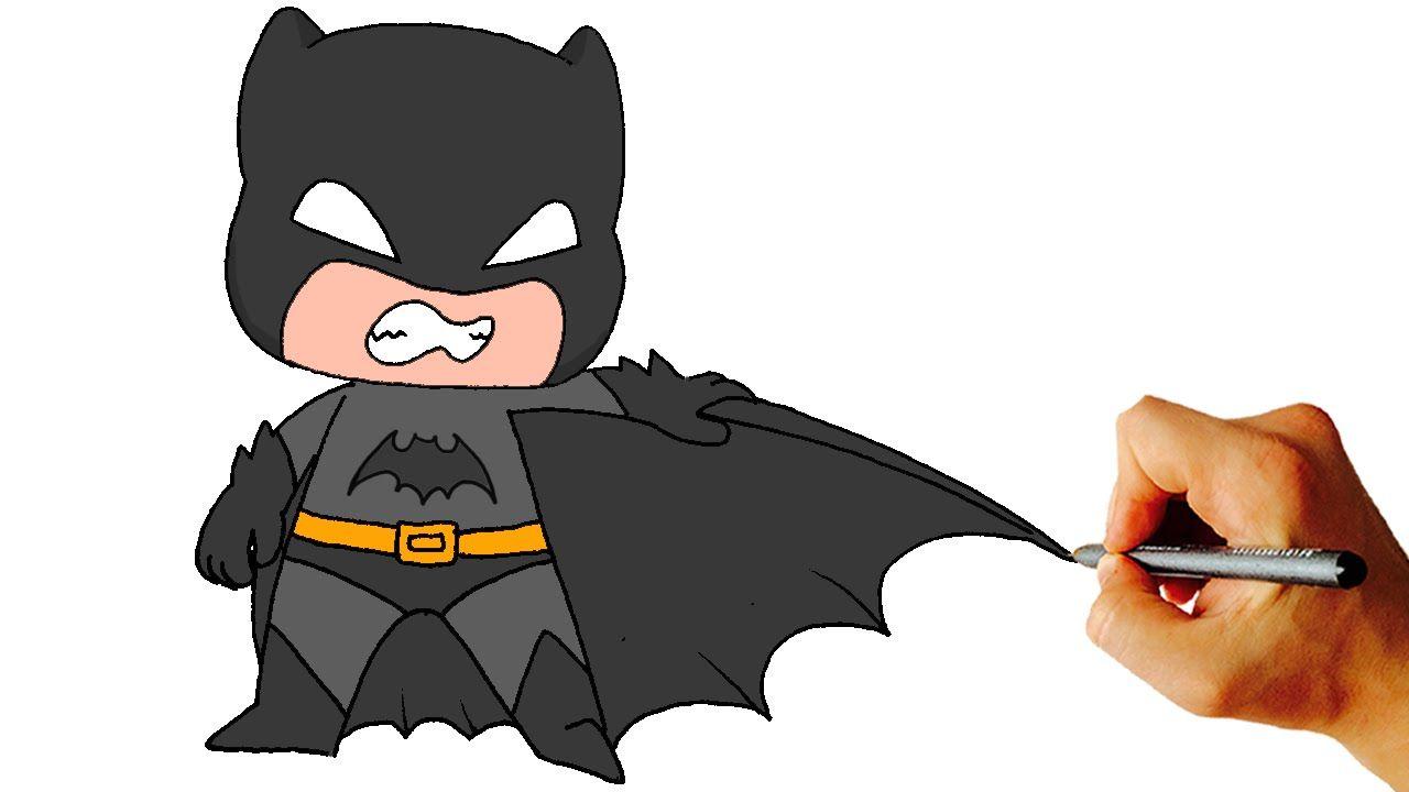 Chibi Bat Logo - How to draw Batman chibi from Batman comics easy step by step video ...