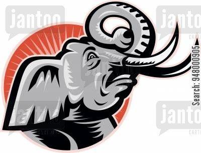 Elephant Tusk Logo - elephant tusk cartoons - Humor from Jantoo Cartoons
