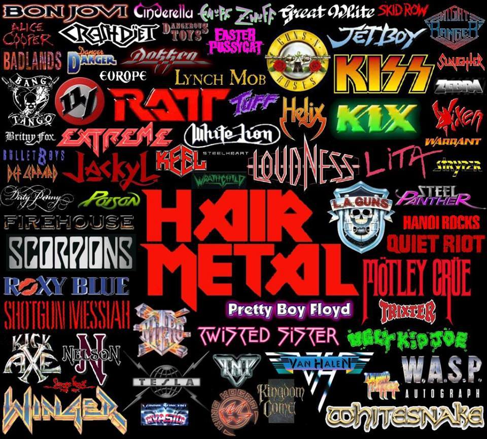 80s Band Logo - 1980's HAIR METAL THEME NIGHT ANNOUNCED! | Breaking Bands Festival