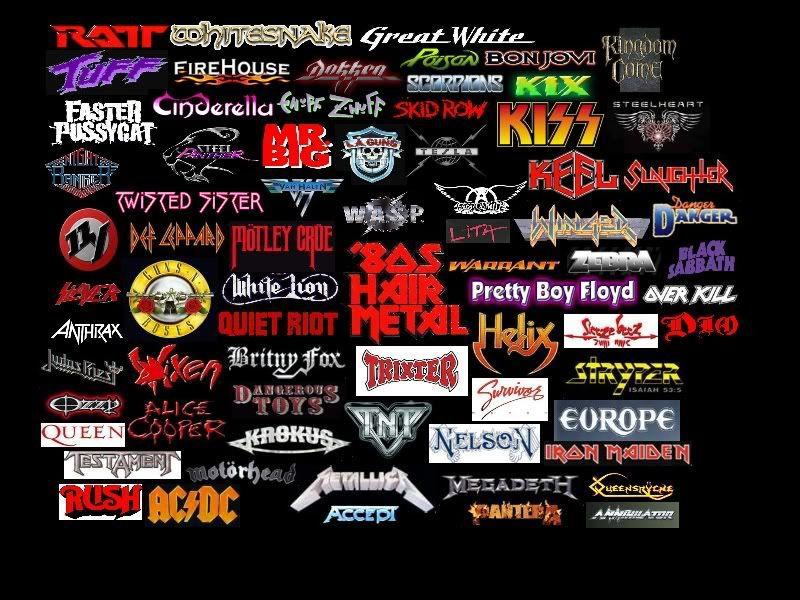 80s Band Logo - 80's Bands | Shopswell