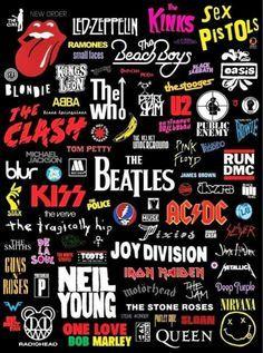 80s Band Logo - 67 Best RocKin' Jams images | Music, Bands, Rock