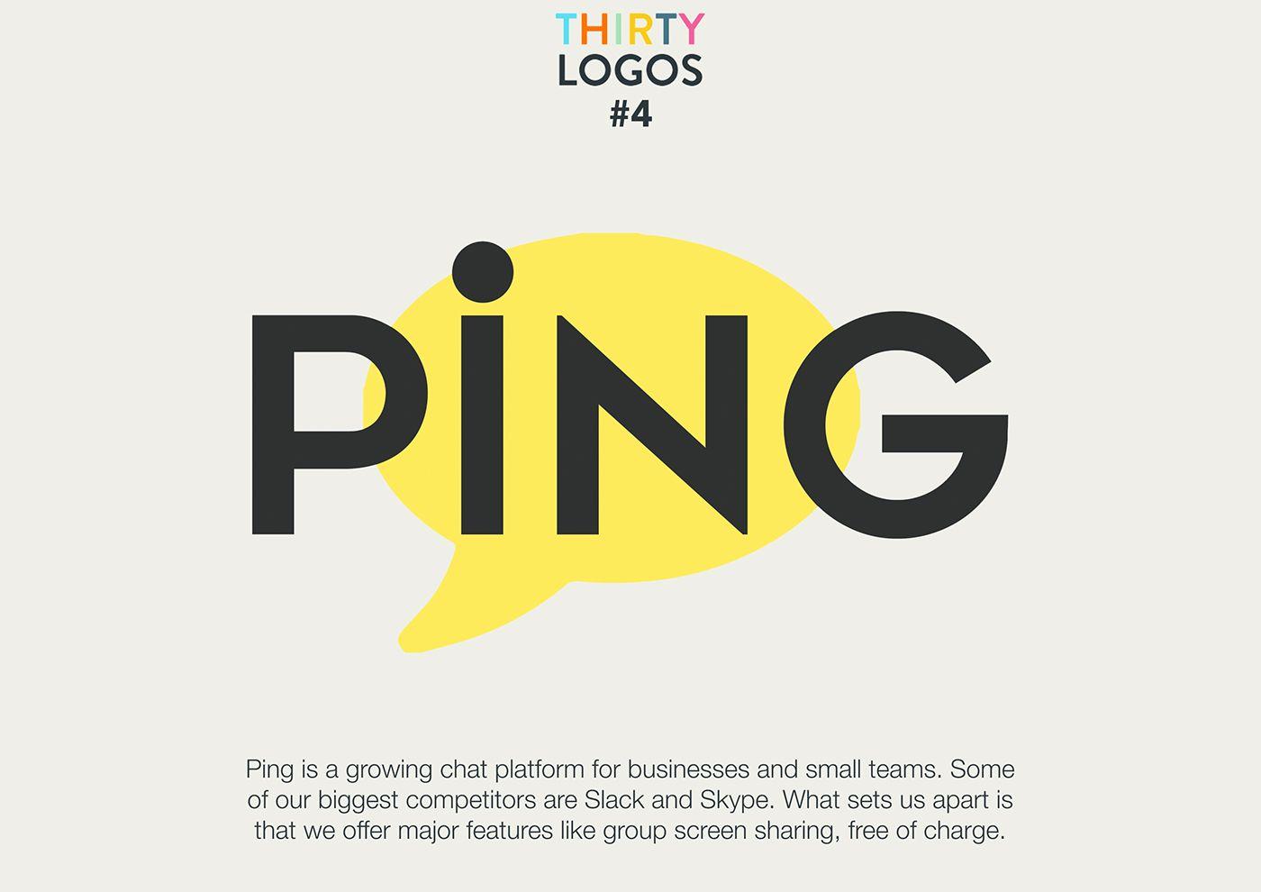 Small Ping Logo - The 30 Logo Challenge