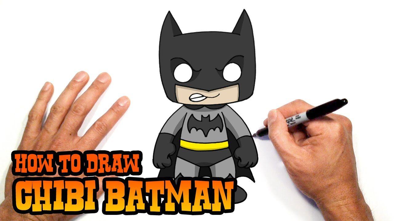 Chibi Bat Logo - How to Draw Batman | Justice League - YouTube