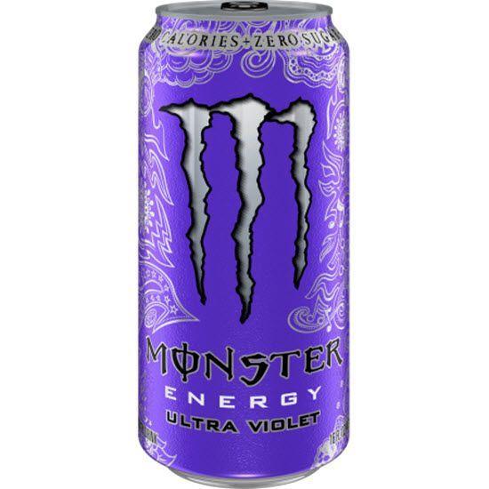 Purple Monster Energy Logo - Monster Energy Drink, Ultra Violet, 16 oz | Dollar General