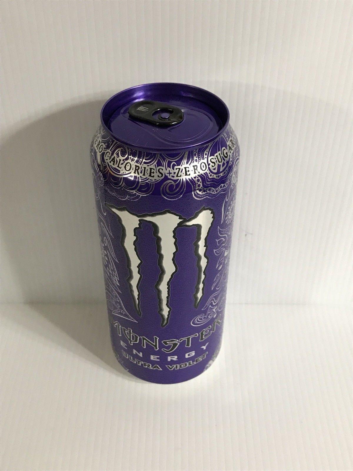 Purple Monster Energy Logo - Monster Energy Drink Ultra Violet 16oz Can With Purple Top SKU 1117 ...