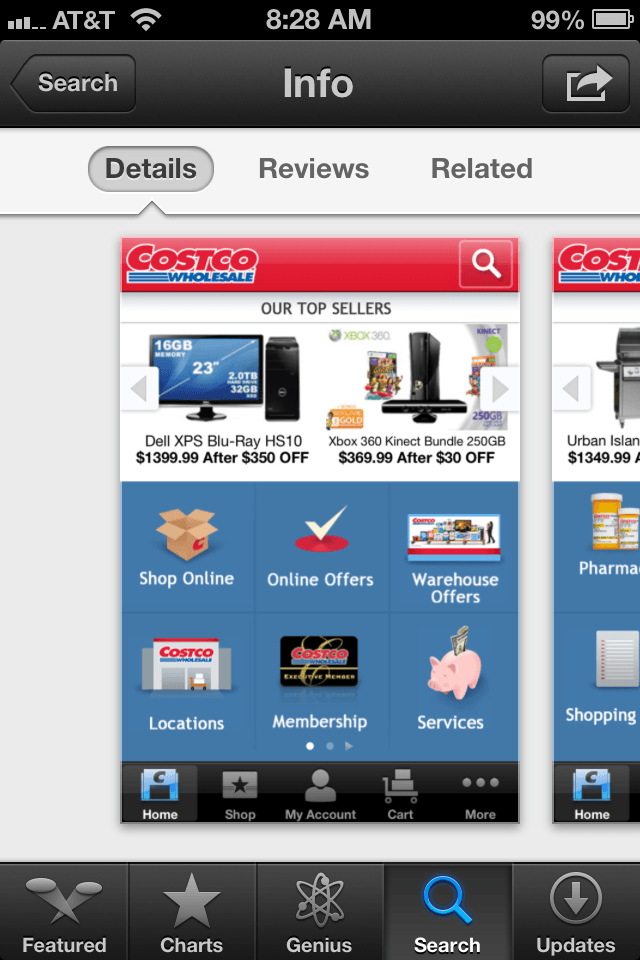 Costco App Logo - Why does everyone feel the need to create a mobile app? Costco, I'm ...