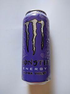 Purple Monster Energy Logo - Monster 16 oz. Ultra Violet Energy Drink Full Cans | eBay