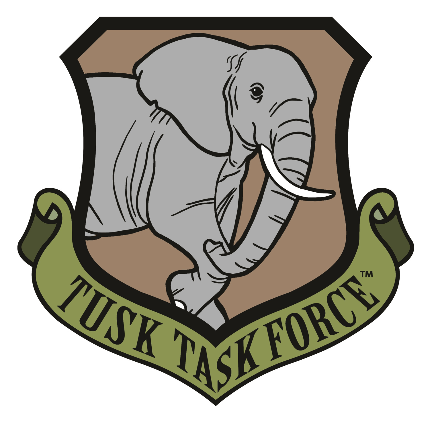 Elephant Tusk Logo - TUSK TASK FORCE™