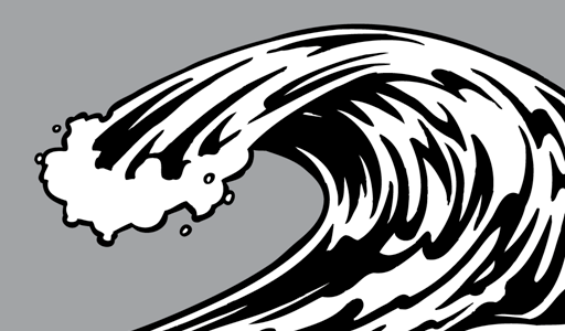 Black and White Wave Logo - Free Black Wave Cliparts, Download Free Clip Art, Free Clip Art on ...