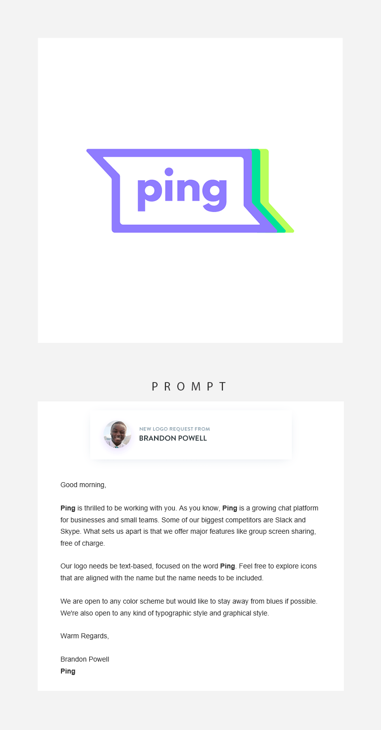 Small Ping Logo - Thirty Logos Challenge – Kelsey Armstrong