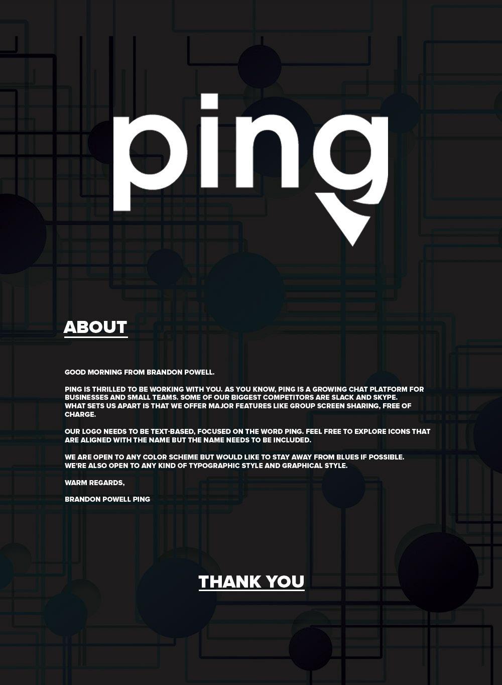 Small Ping Logo - Day Logo Challenge