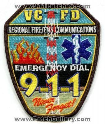 Communications Dispatcher Logo - California County Fire Department Regional Fire EMS