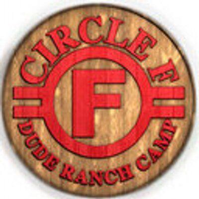 Red Circle F Logo - Circle F Dude Ranch